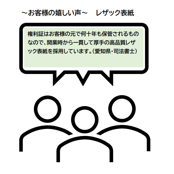 No.518Y】A3表紙レザック＜175＞うすあい2色刷「不動産登記権利情報